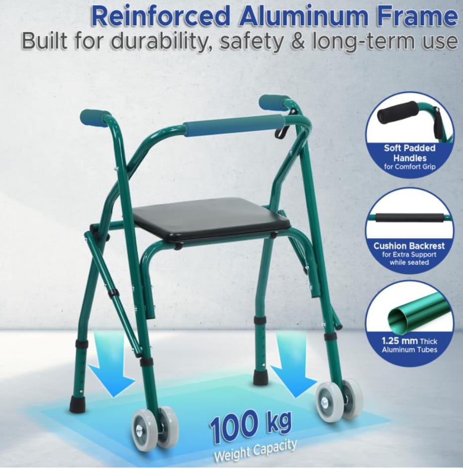 ROLLATOR WALKER WITH 2 WHEEL - Image 3