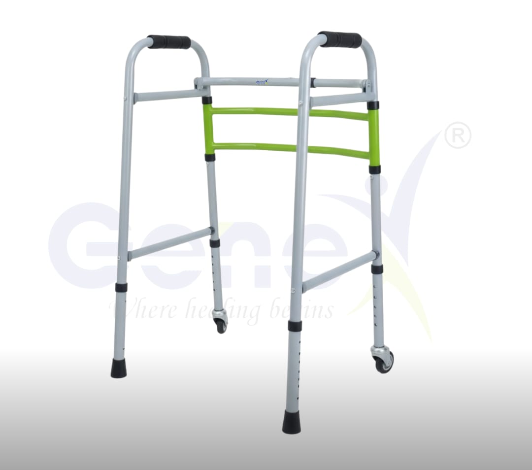 STANDARD WALKER WITH WHEEL - Image 2