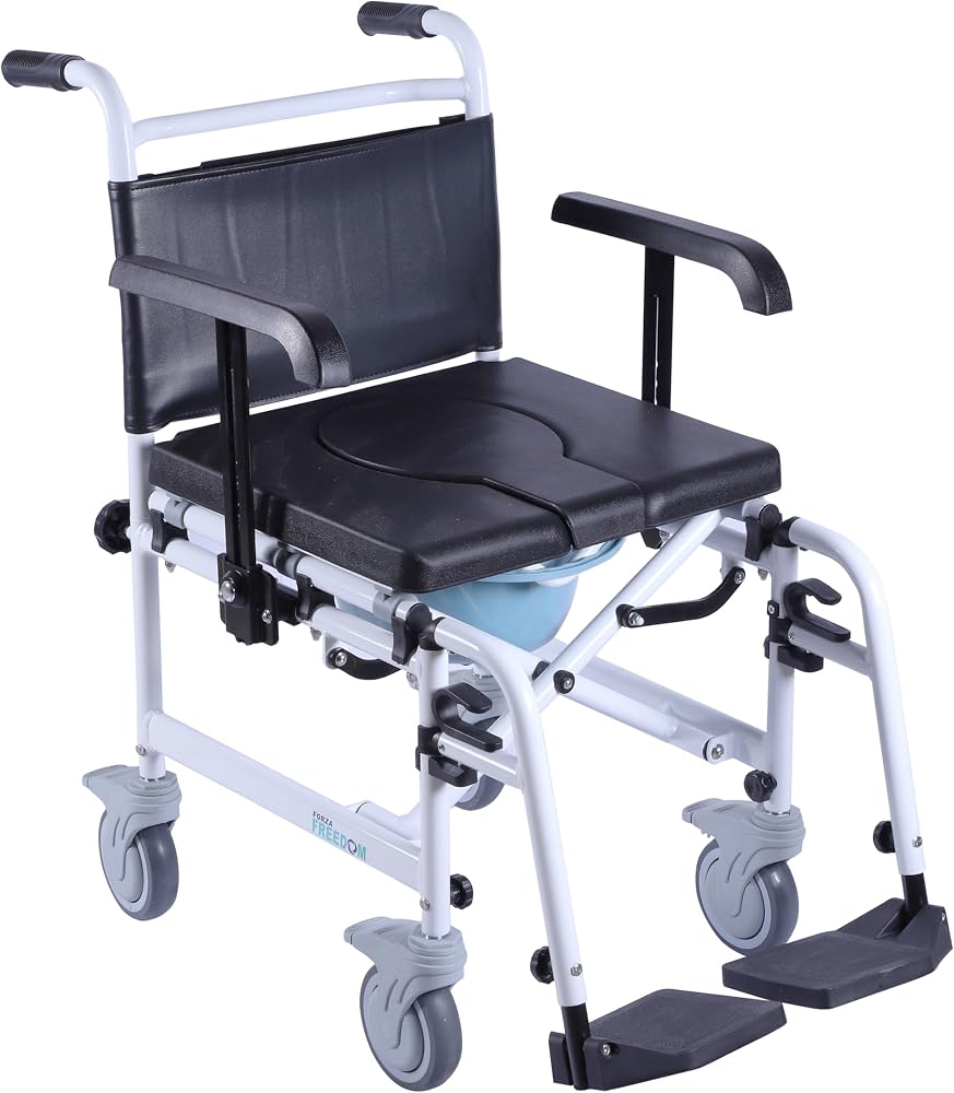 CW28 SHOWER COMODE WHEELCHAIR
