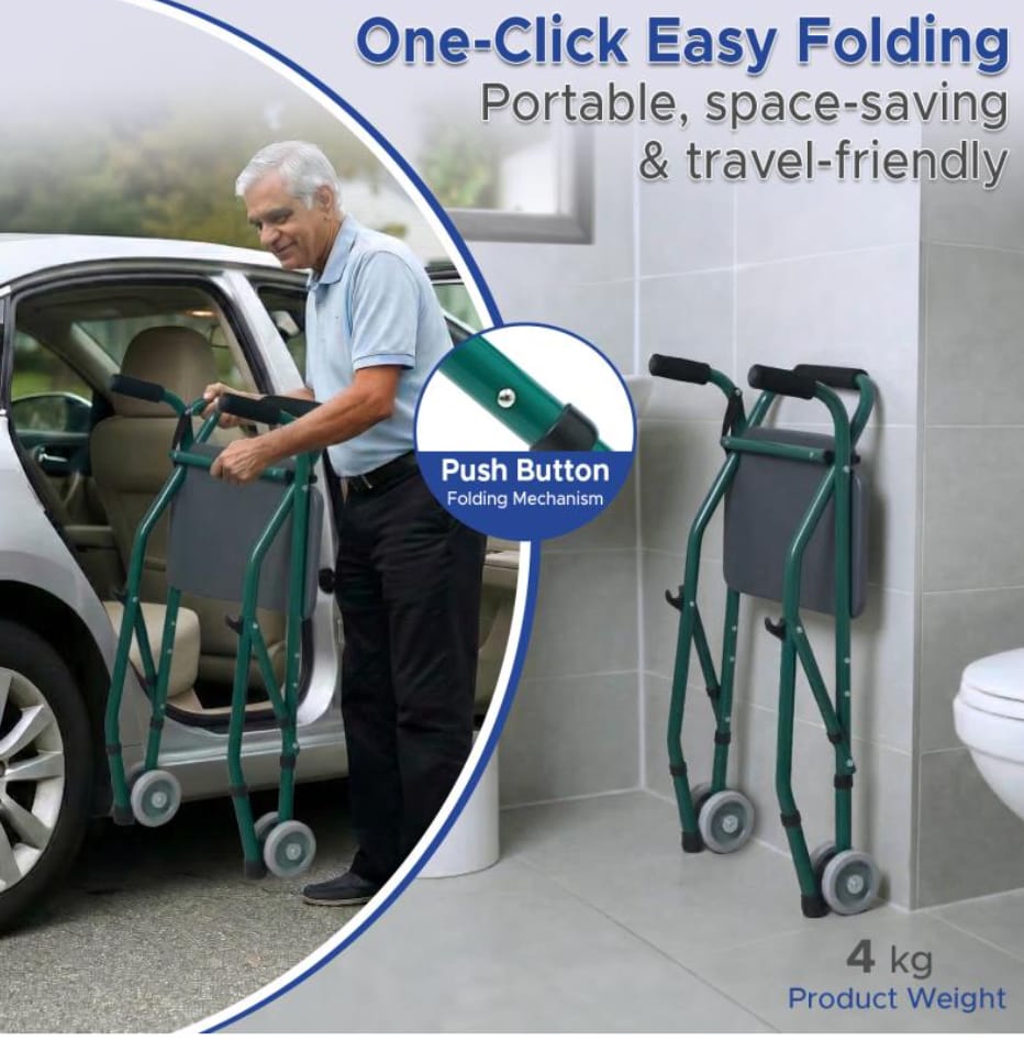 ROLLATOR WALKER WITH 2 WHEEL - Image 2